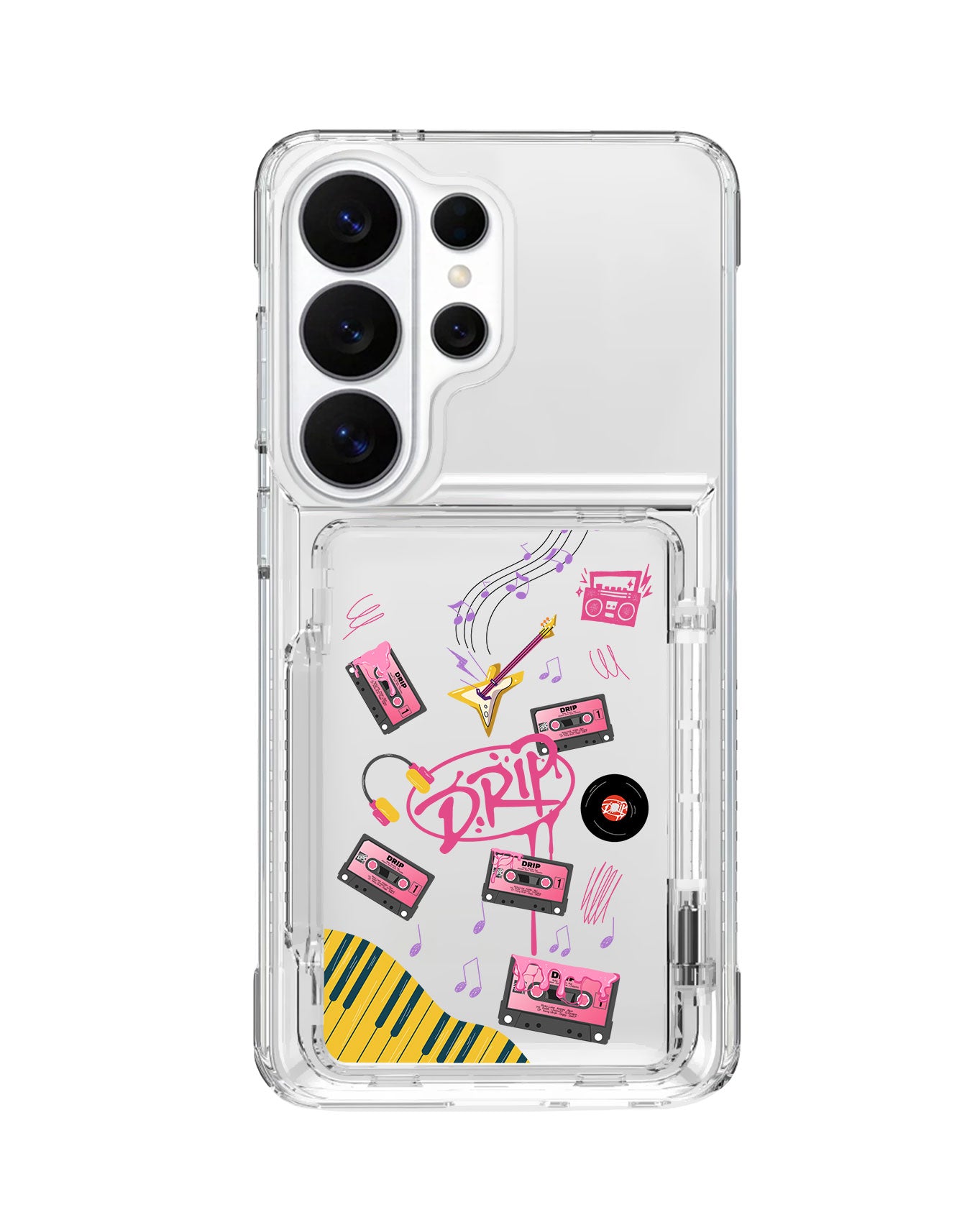 Android Crystal Wallet Standing Case - Babymon 4