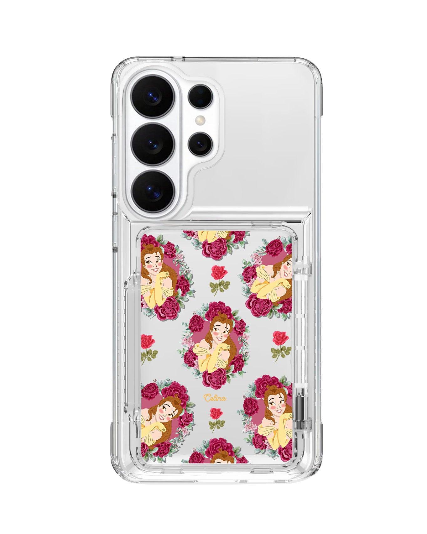 Android Crystal Wallet Standing Case - Belle