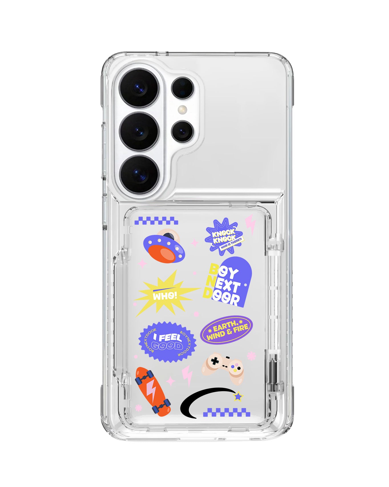 Android Crystal Wallet Standing Case - Boynextdoor