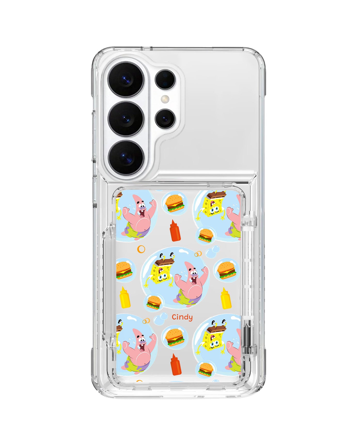 Android Crystal Wallet Standing Case - Bubble Patty
