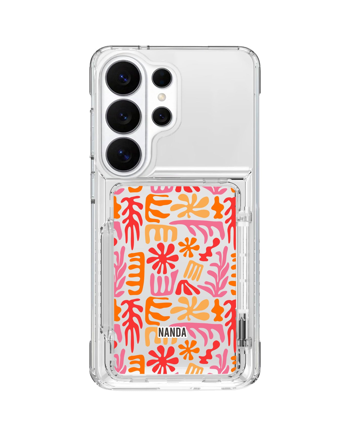 Android Crystal Wallet Standing Case - Floral Fiesta