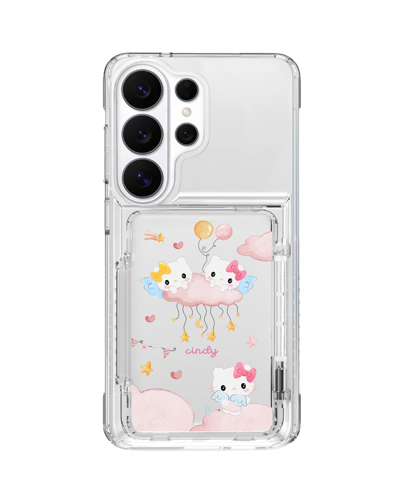 Android Crystal Wallet Standing Case - Hello Dream