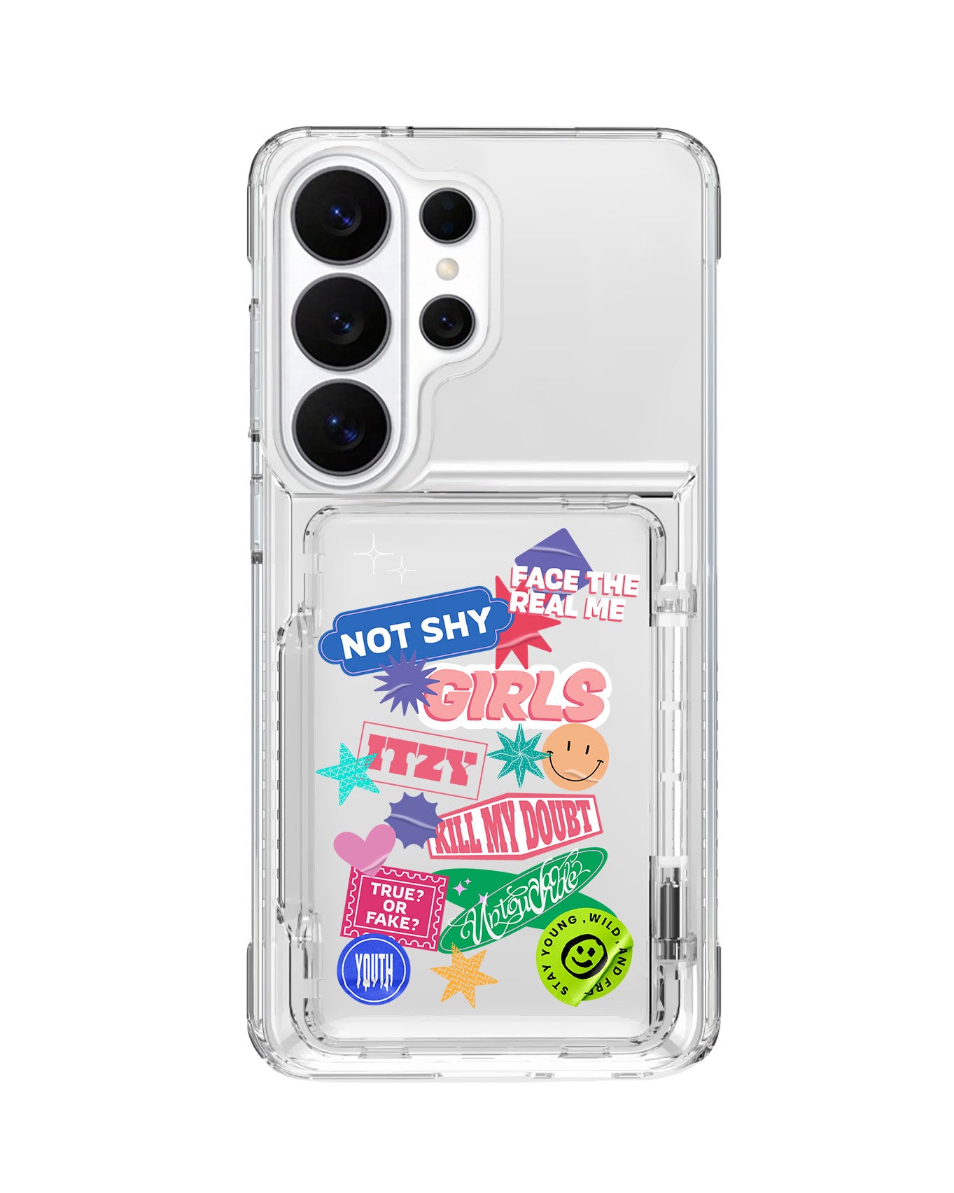 Android Crystal Wallet Standing Case - Itzy 2