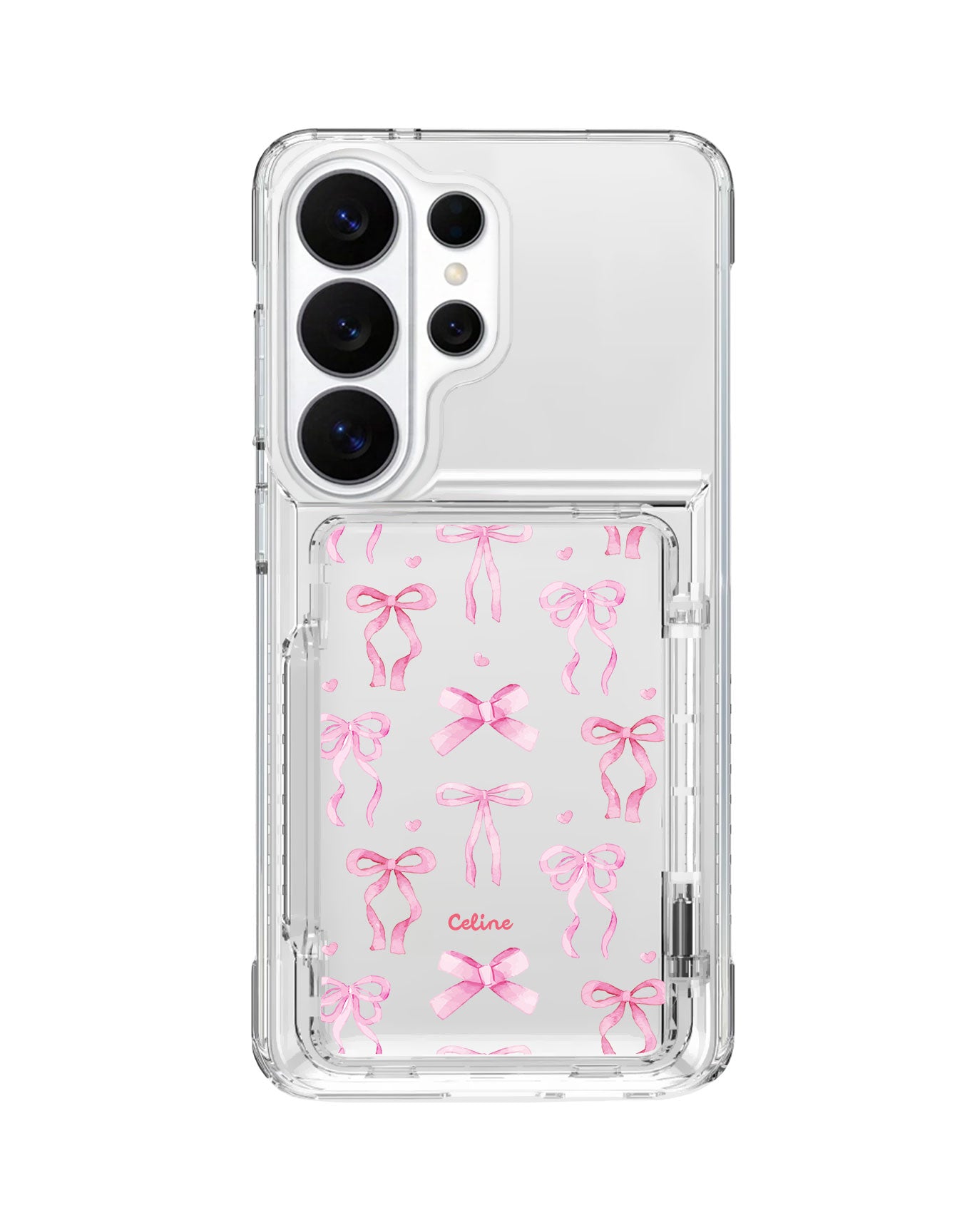 Android Crystal Wallet Standing Case - Love Coquette