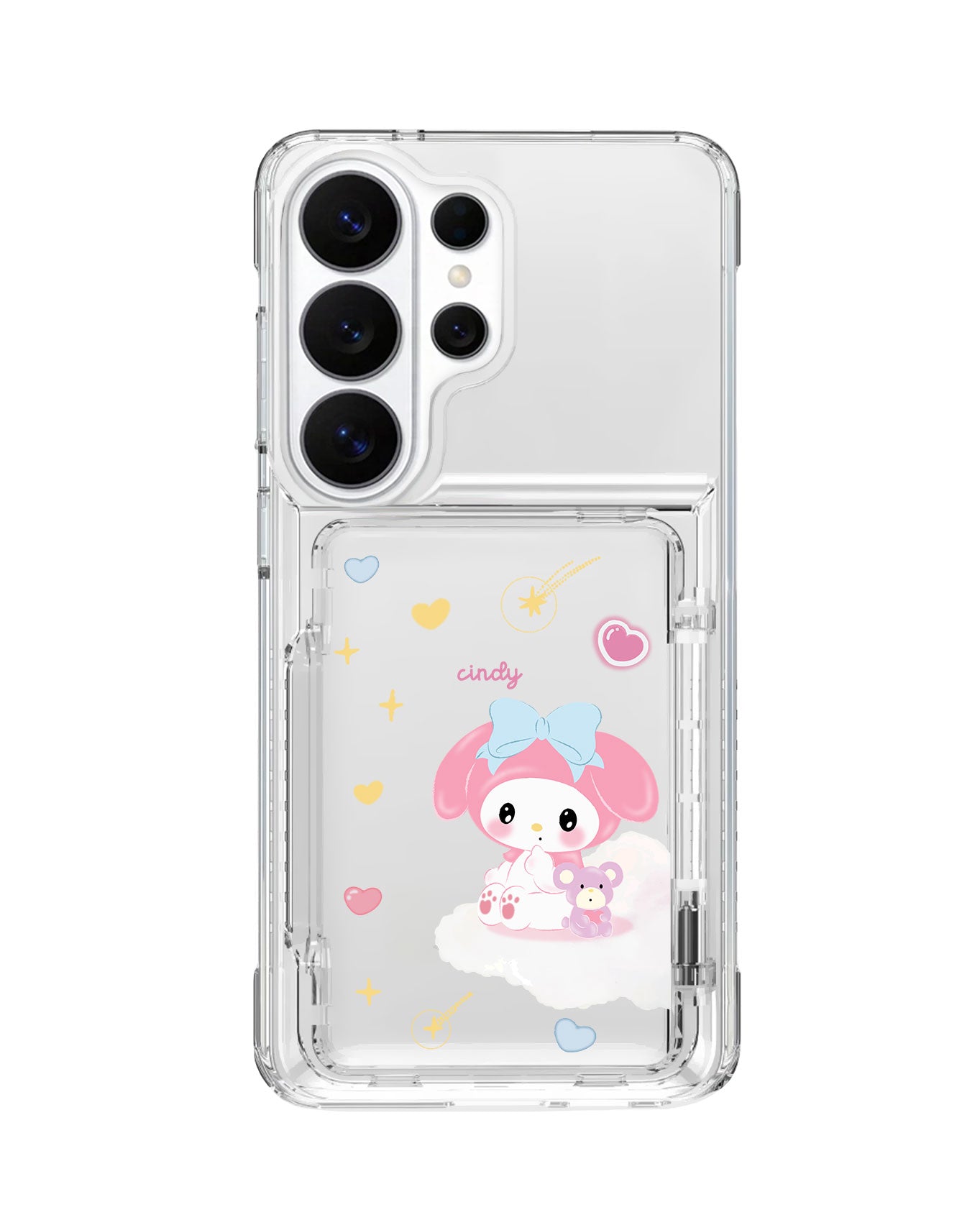 Android Crystal Wallet Standing Case - Love Melody