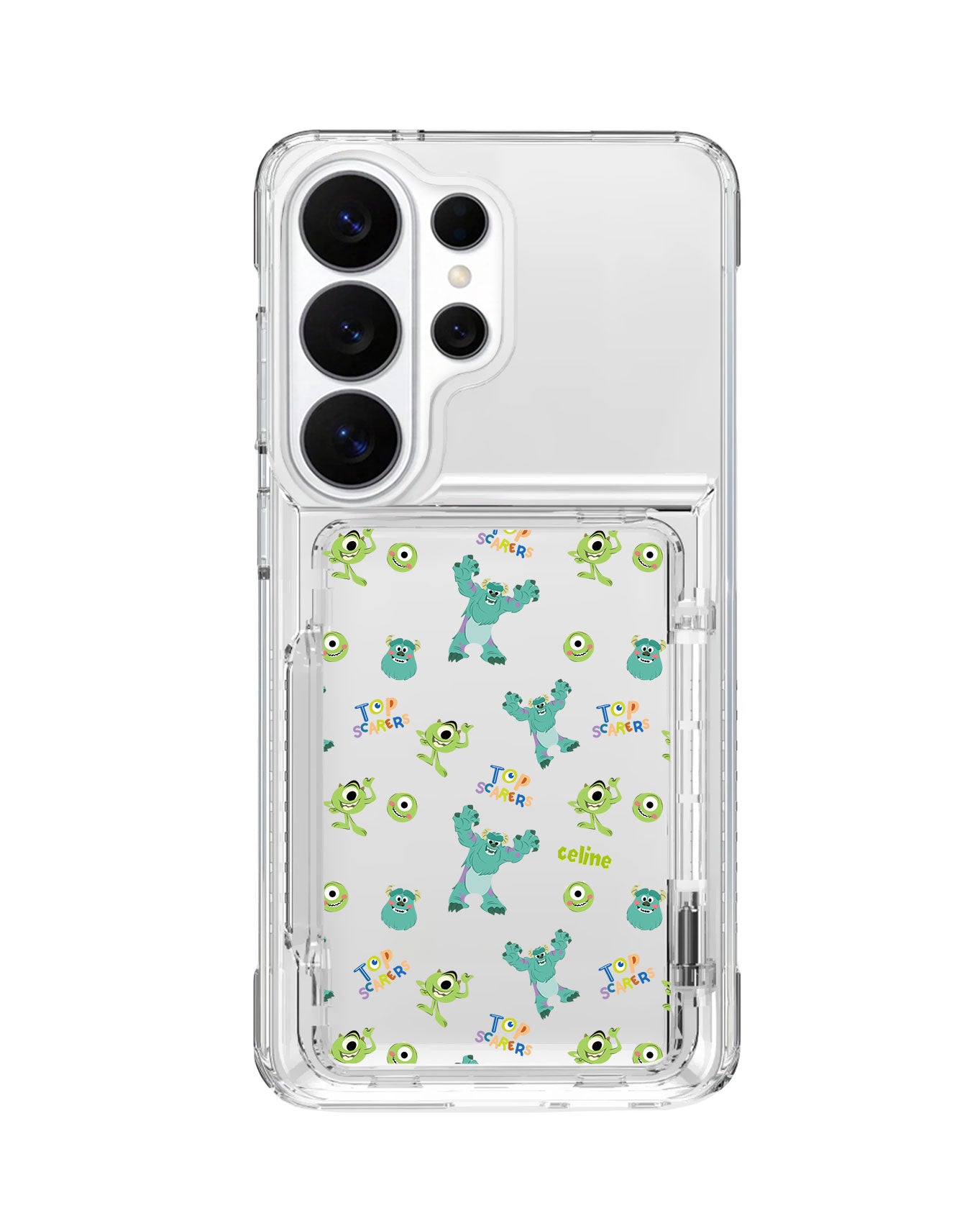 Android Crystal Wallet Standing Case - Monser Top Scarers