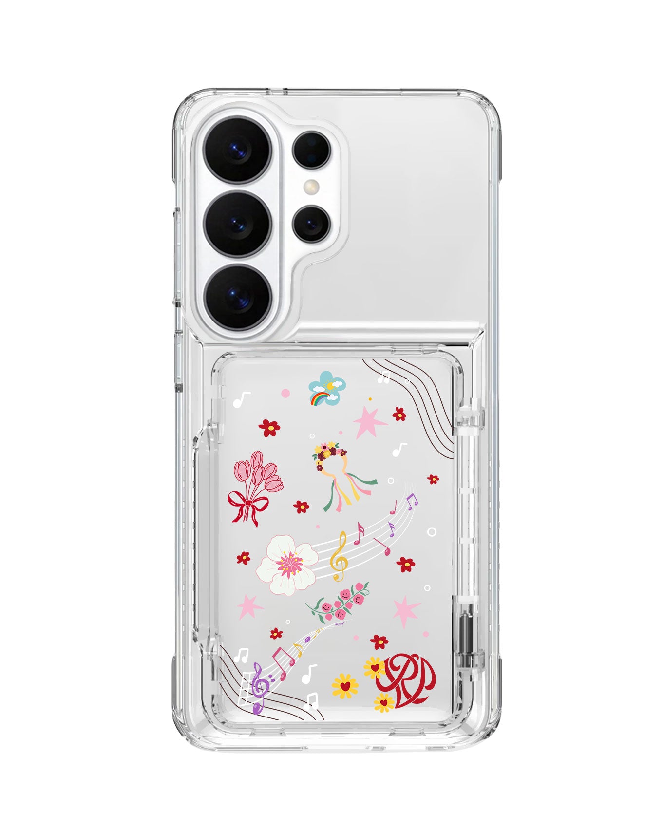 Android Crystal Wallet Standing Case - Red Velvet 3
