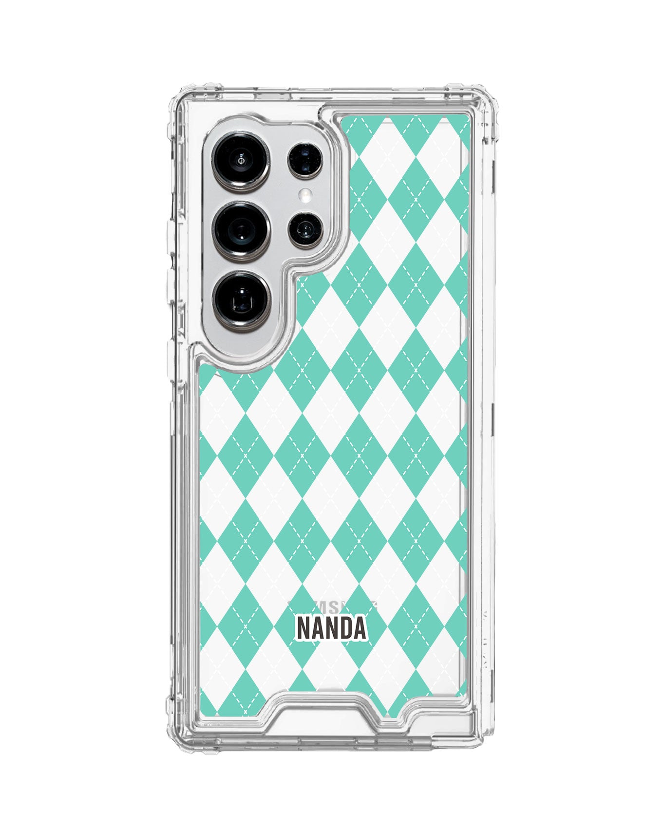 Android Triple Armour Case - Cotton Candy Argyle