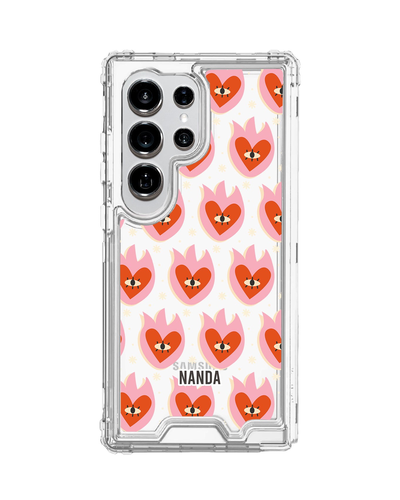 Android Triple Armour Case - Red Sparks