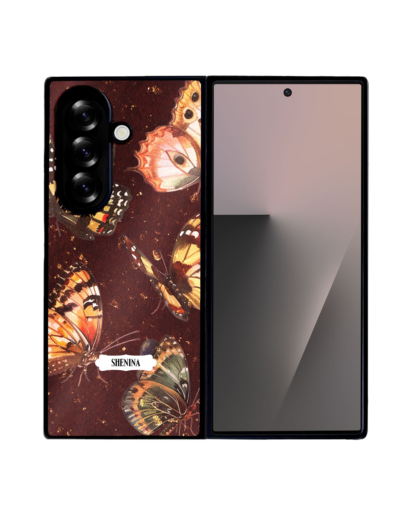 Android Premium Glam Case - Crimson Butterfly
