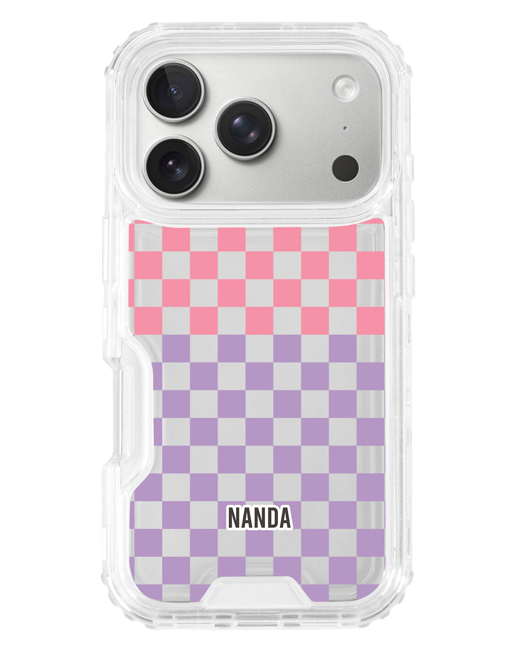 iPhone Triple Armour Case - Candy Checkmate
