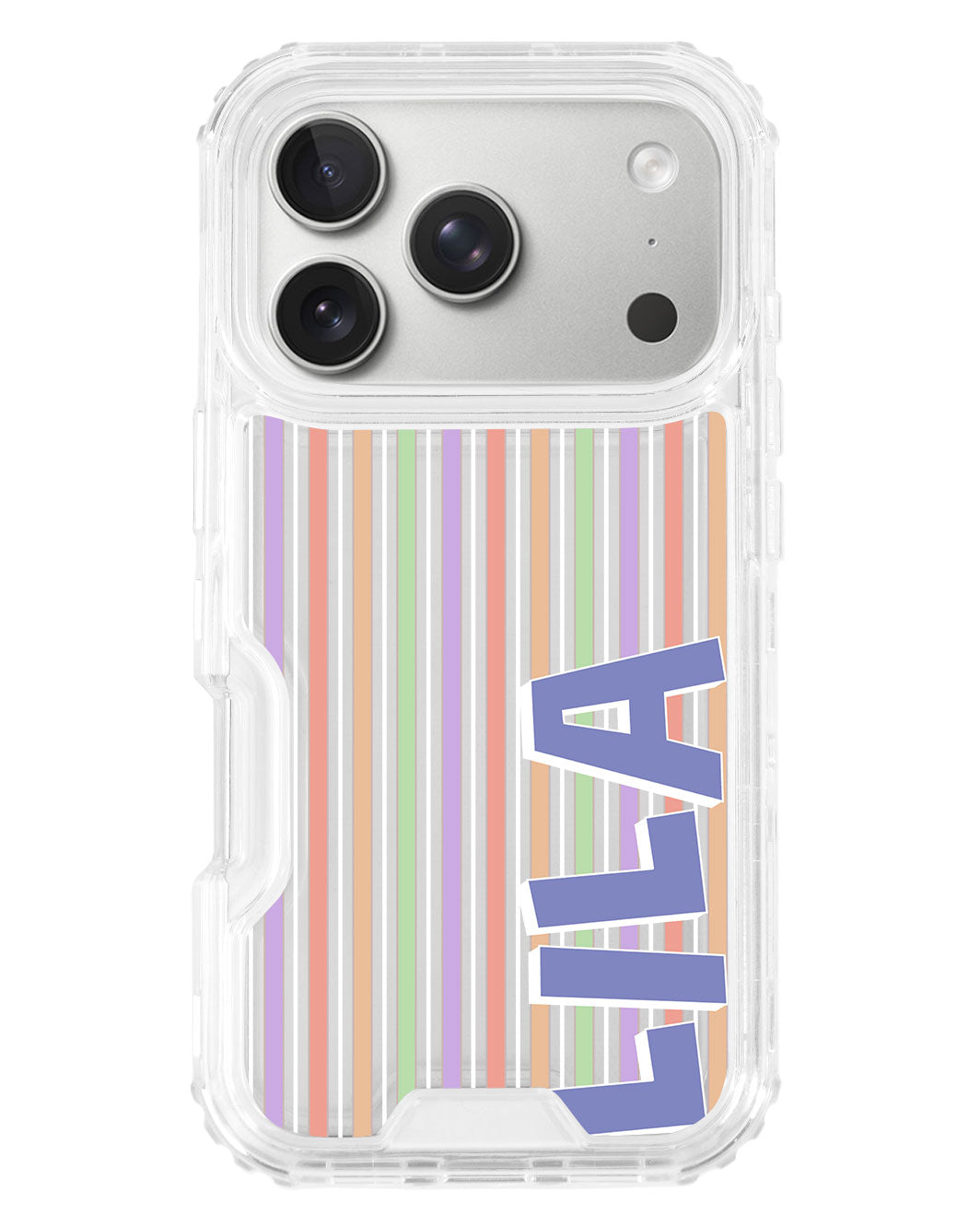 iPhone Triple Armour Case - Rainbow Linen