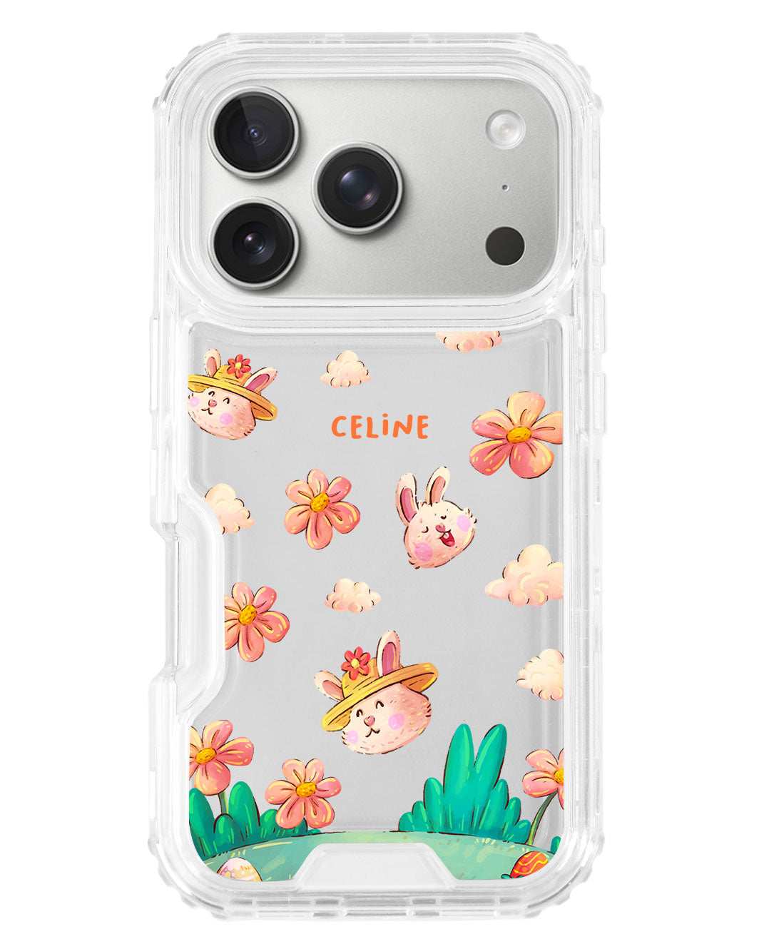 iPhone Triple Armour Case - Gardening Bunny