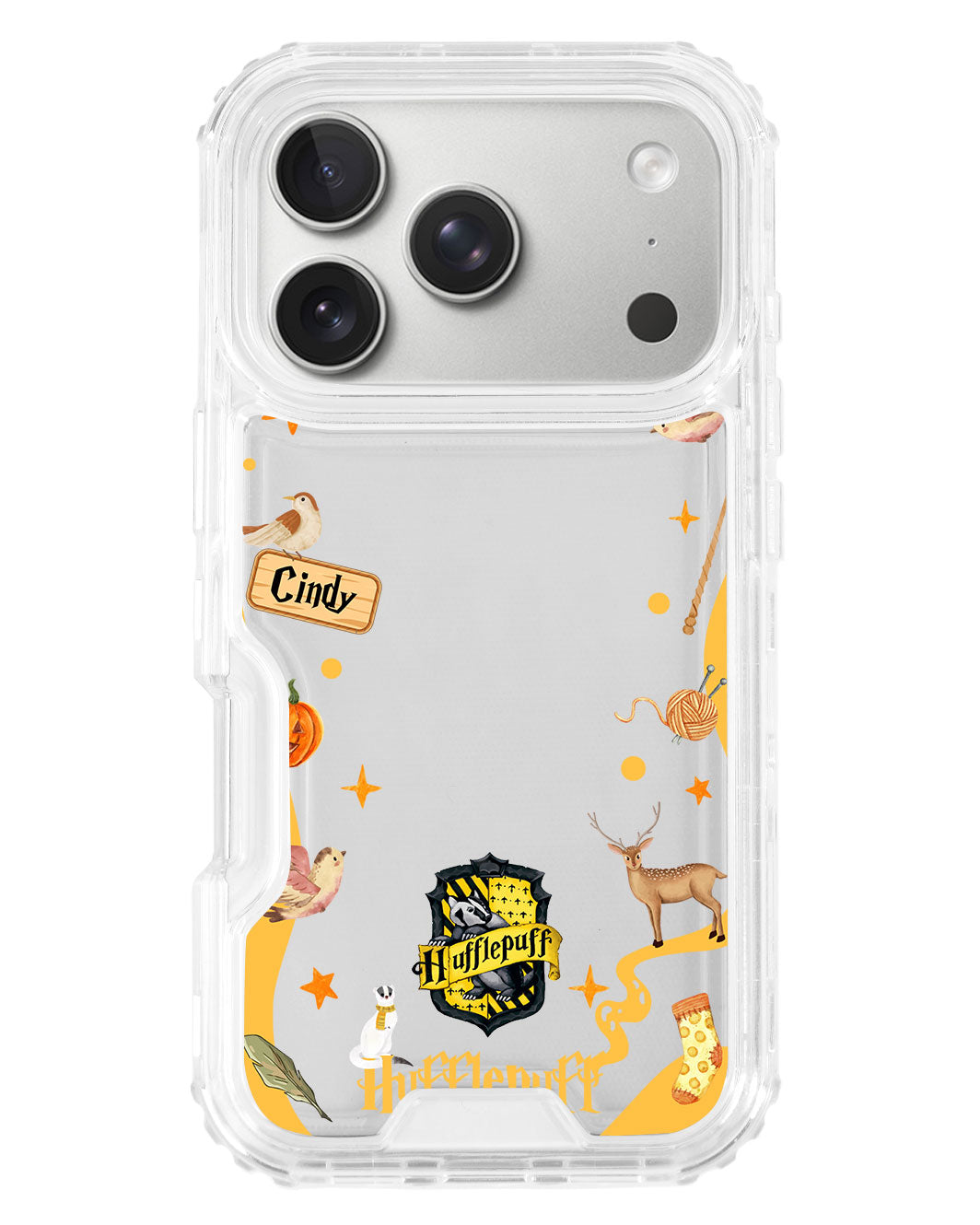 iPhone Triple Armour Case - Hufflepuff Mirror