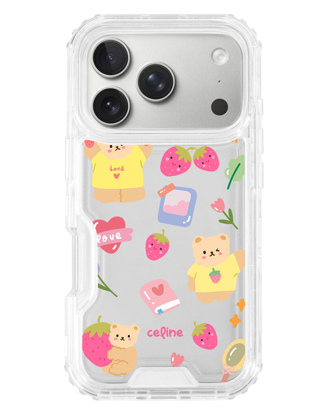 iPhone Triple Armour Case - Love Berry
