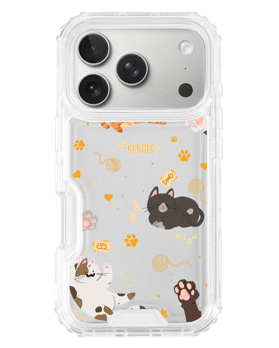 iPhone Triple Armour Case - Miau Kitty
