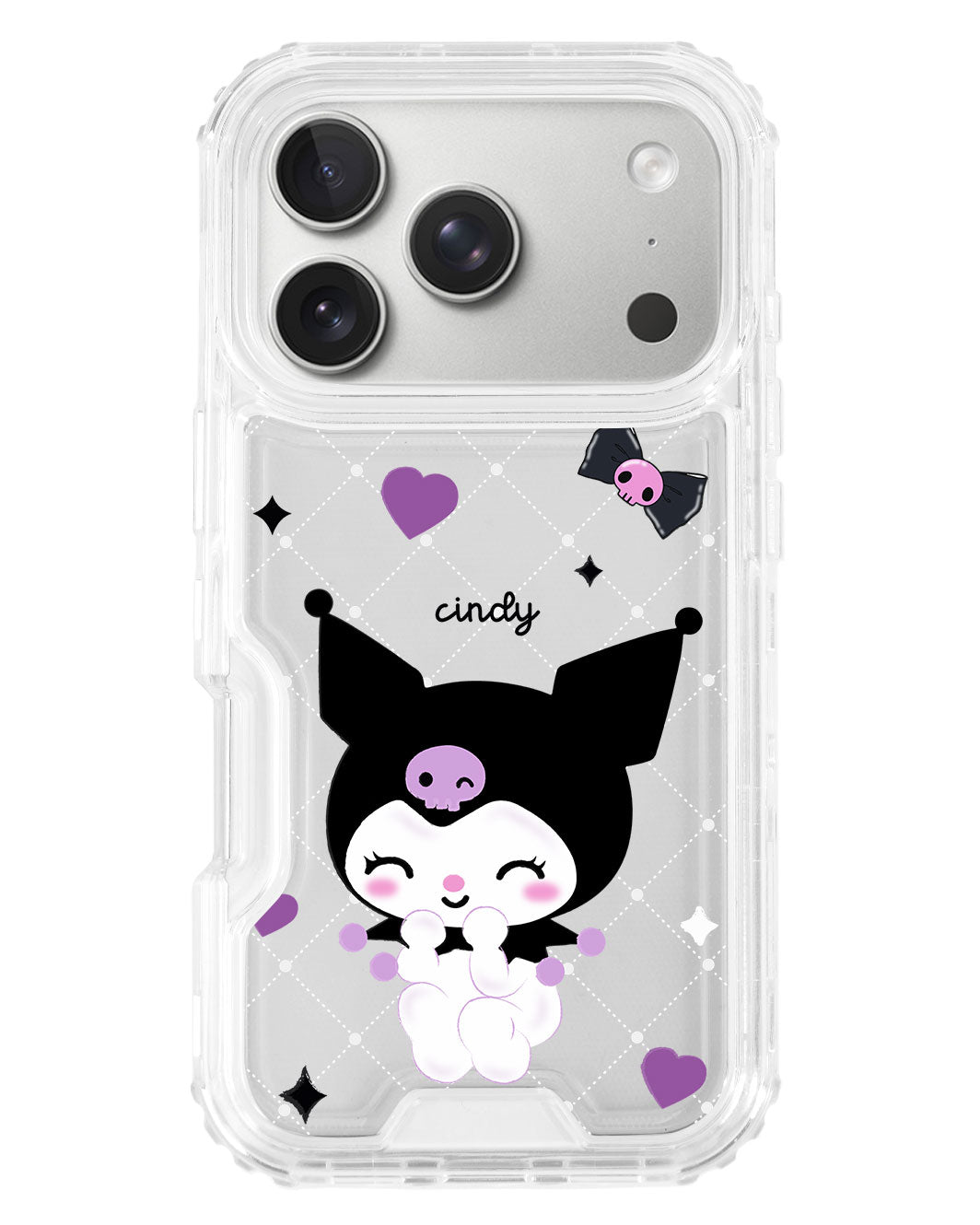 iPhone Triple Armour Case - Naughty Kuromi