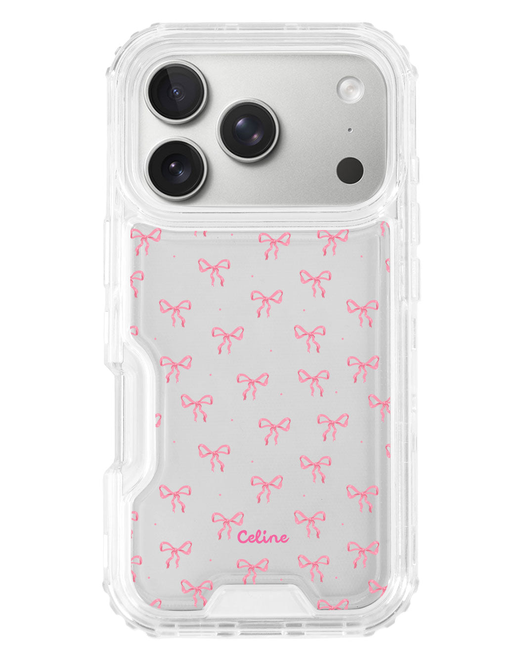 iPhone Triple Armour Case - Pink Ribbon