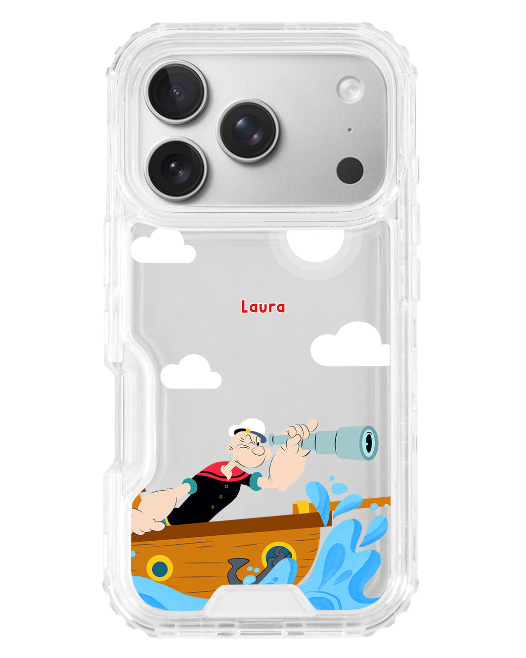 iPhone Triple Armour Case - Popeye In The Sea