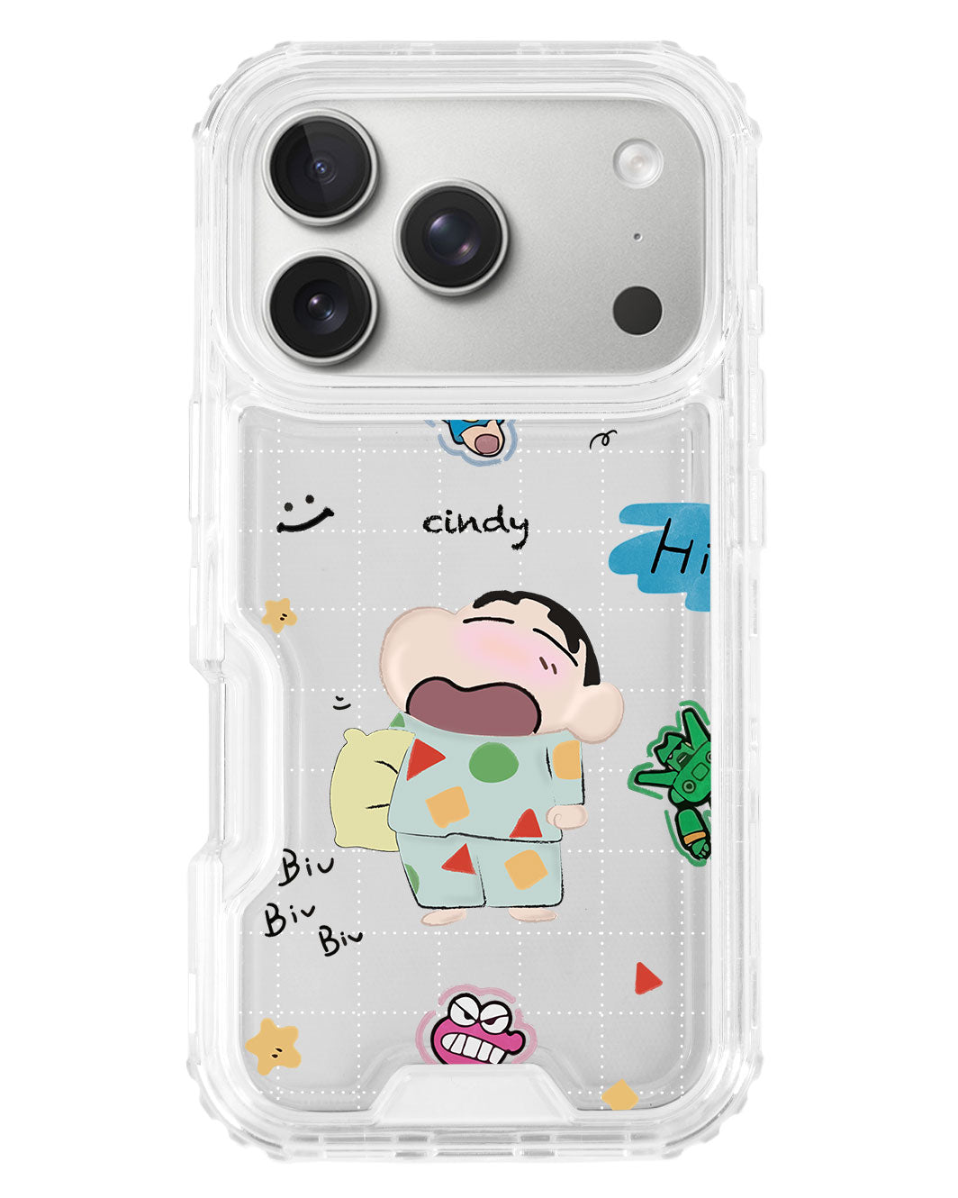 iPhone Triple Armour Case - Sleepy Shinchan