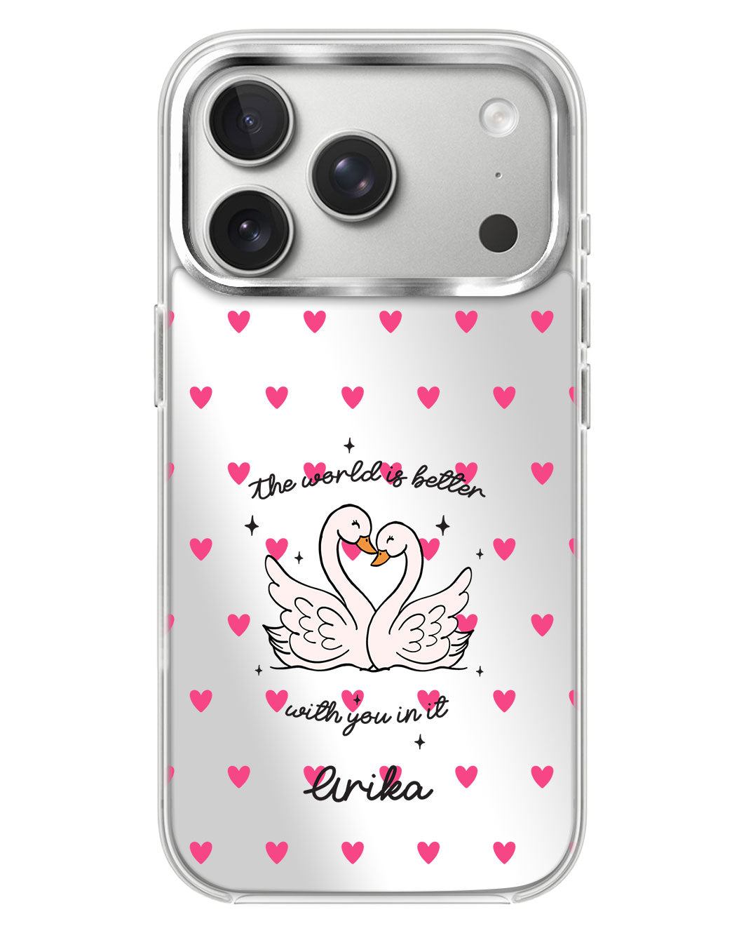iPhone Mirror Case - Swan Soulmate