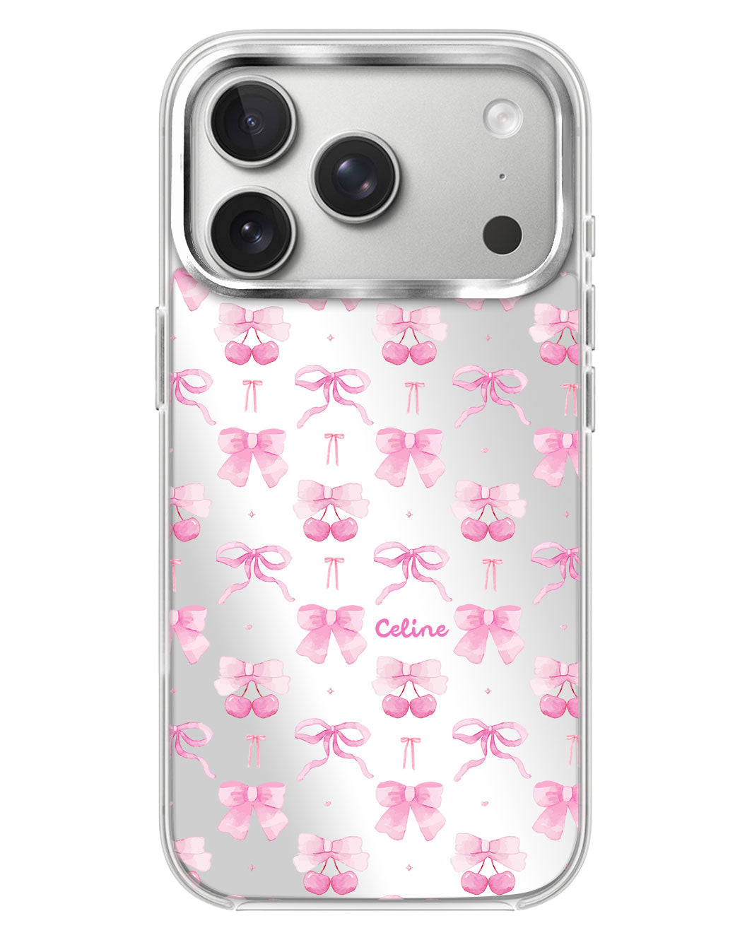 iPhone Mirror Case - Berry Pin