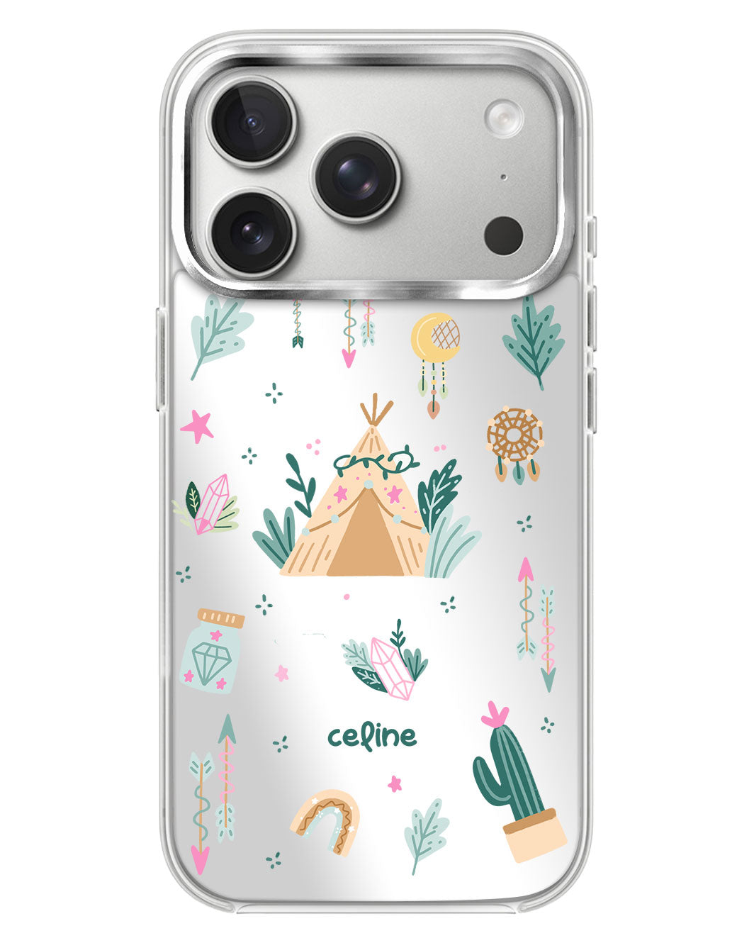 iPhone Mirror Case - Bohemian Greenland