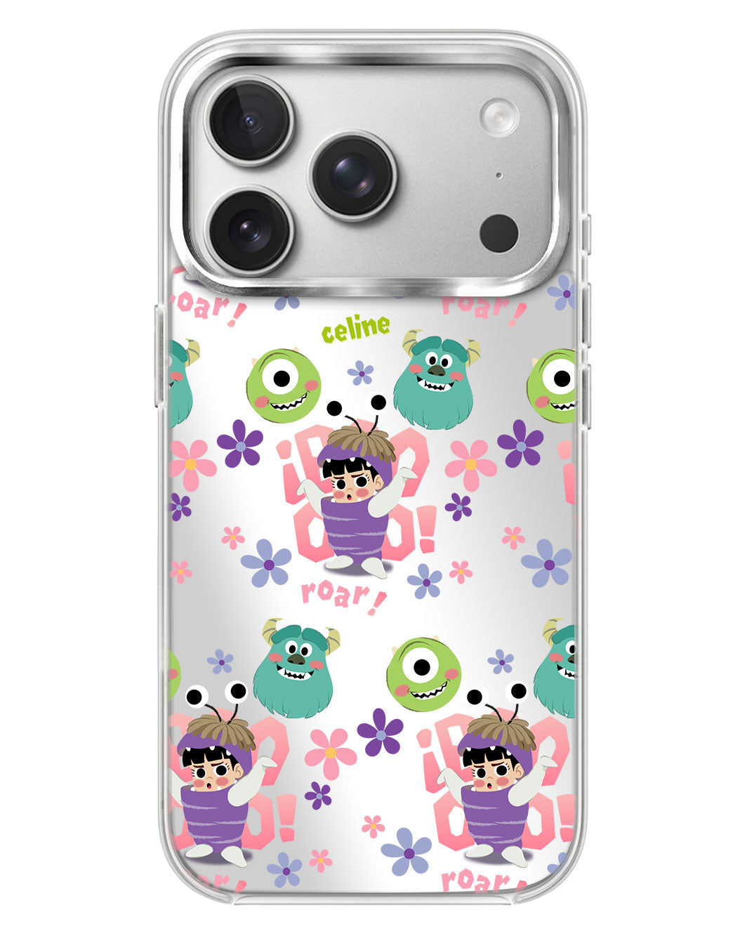 iPhone Mirror Case - Boo Pattern