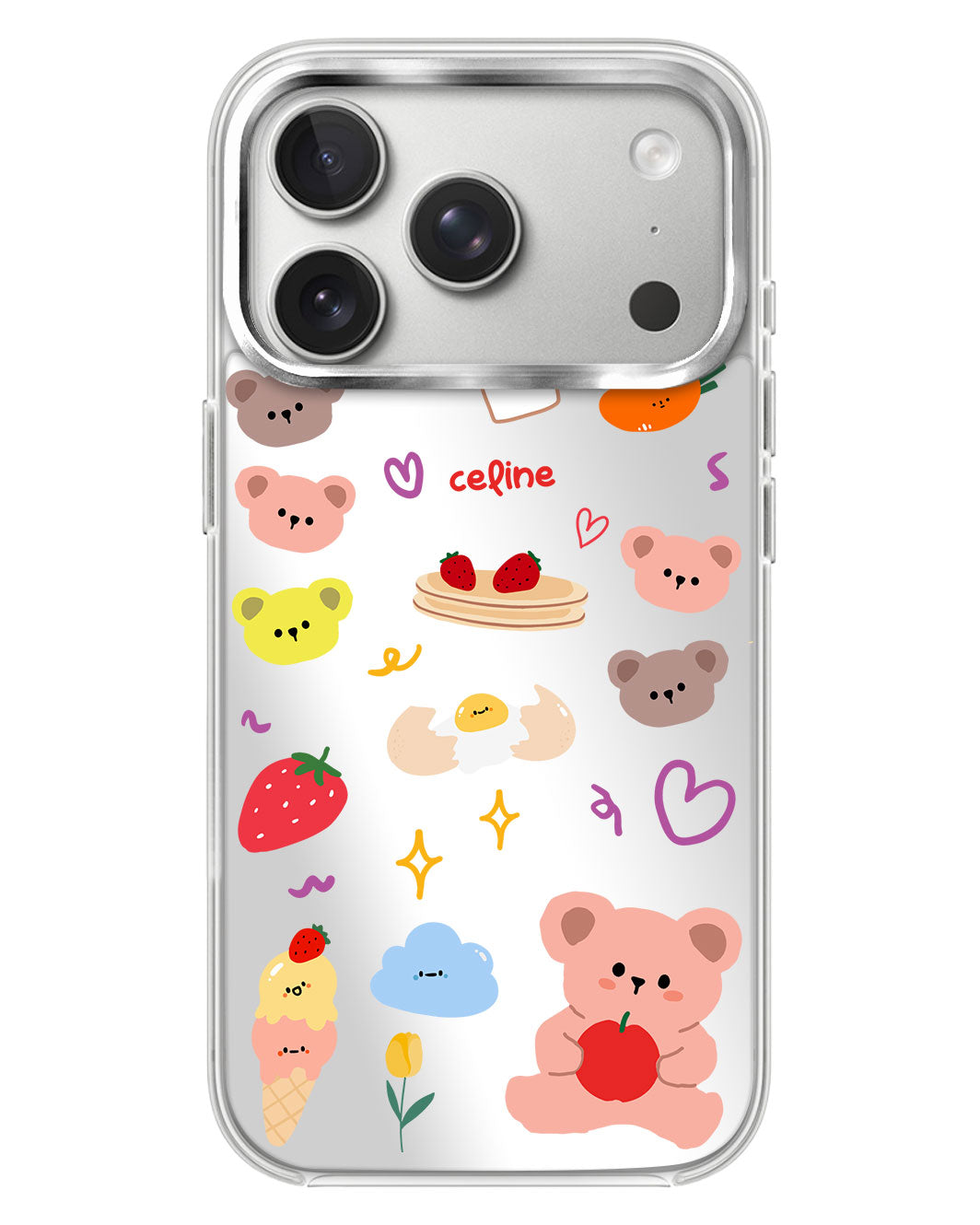 iPhone Mirror Case - Breakfast Time