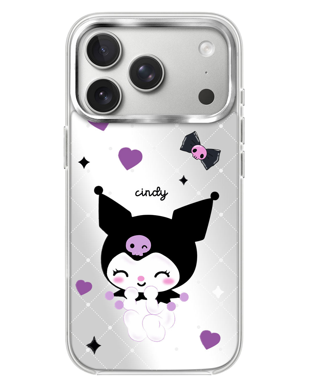 iPhone Mirror Case - Naughty Kuromi
