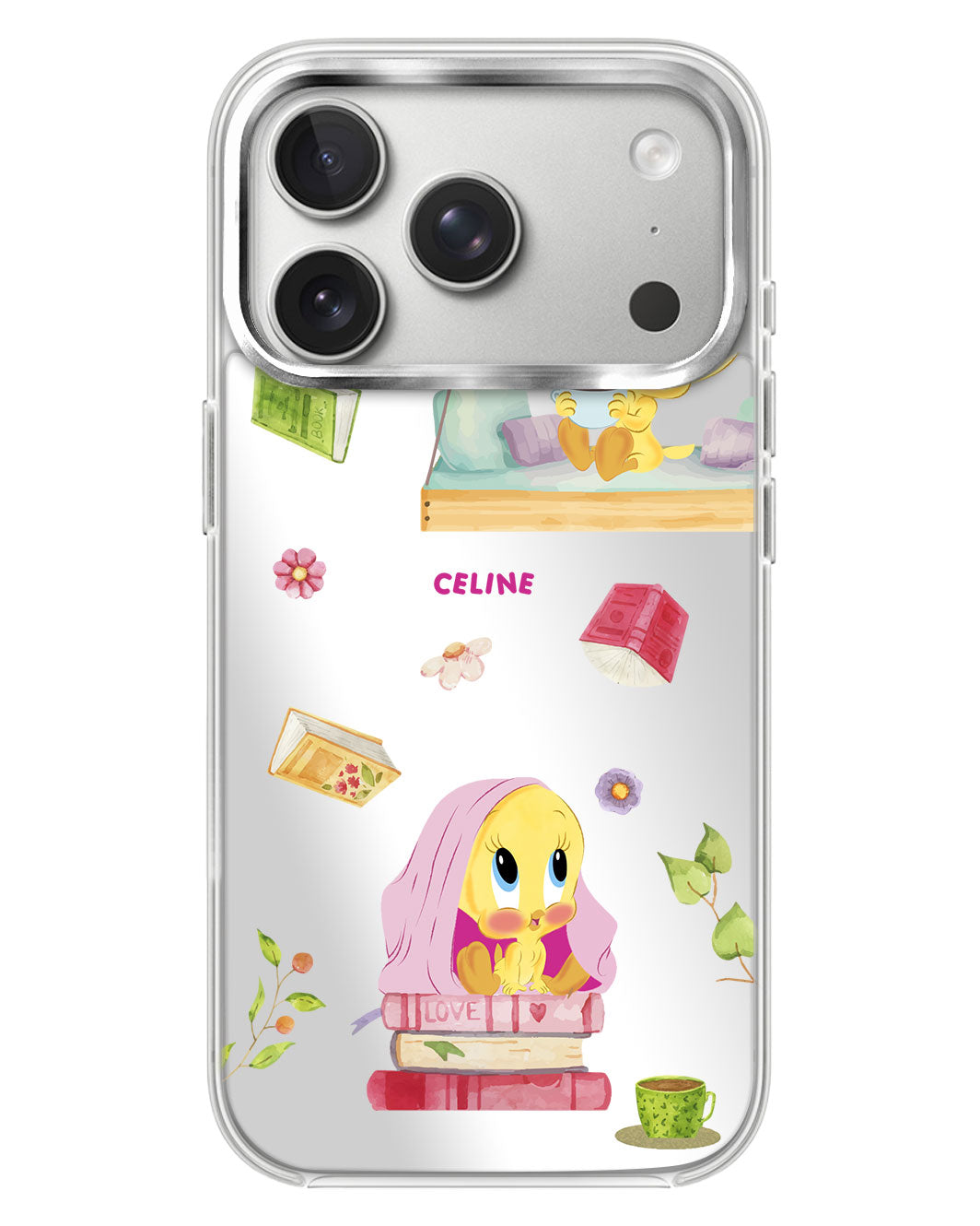 iPhone Mirror Case - Tweety Fantasi