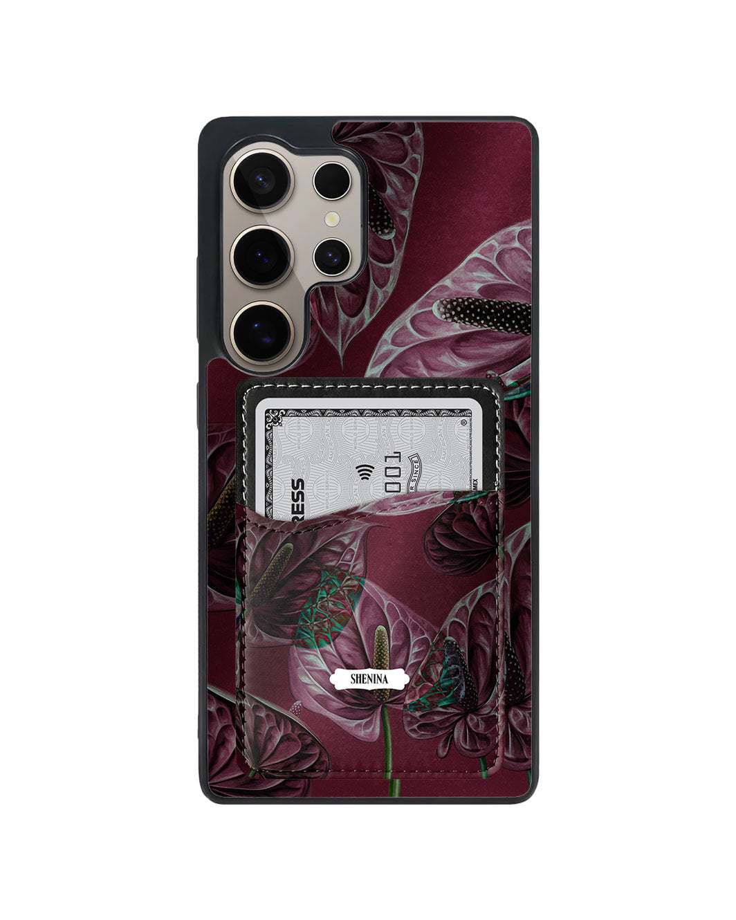Android Phone Wallet Case - Anthurium