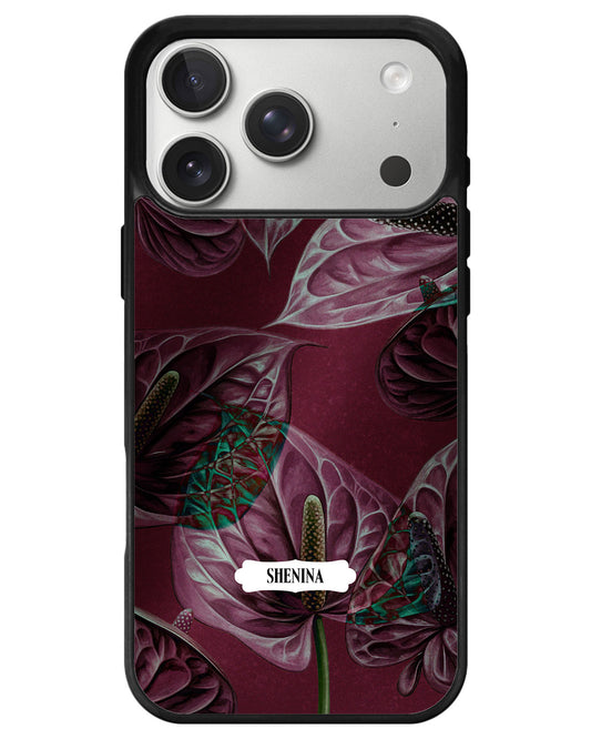 iPhone Premium Glam Case - Anthurium
