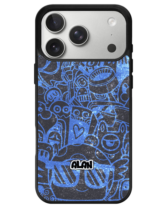 iPhone Premium Glam Case - Beast Doodle