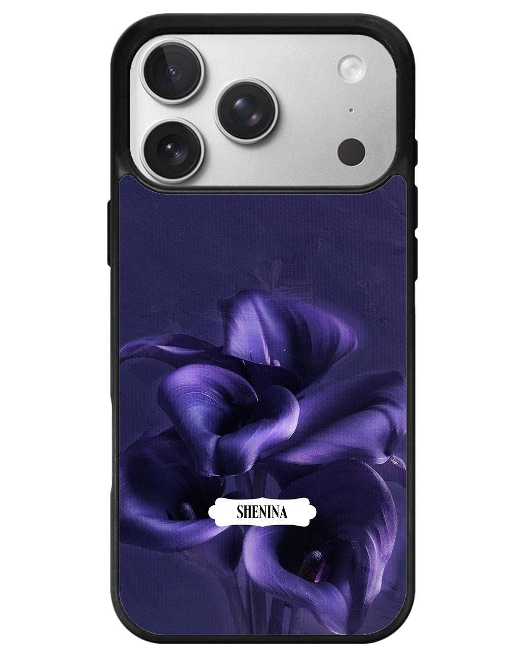 iPhone Premium Glam Case - Midnight Bloom