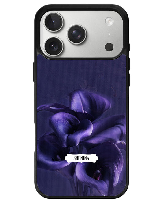 iPhone Premium Glam Case - Midnight Bloom
