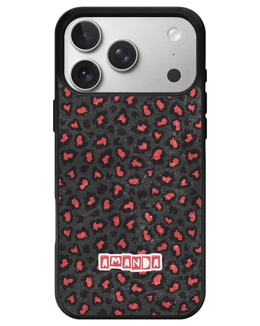 iPhone Premium Glam Case - Red Chaos