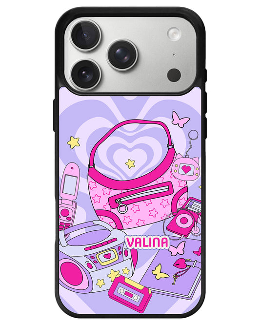 iPhone Premium Glam Case - Retro Princess