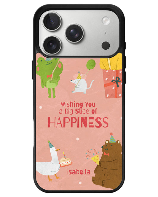 iPhone Premium Glam Case - Big Slice of Happiness