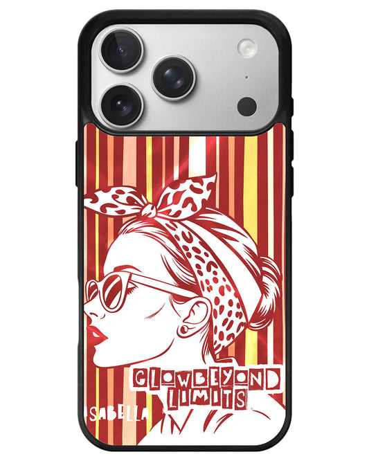 iPhone Premium Glam Case - Bold in Red