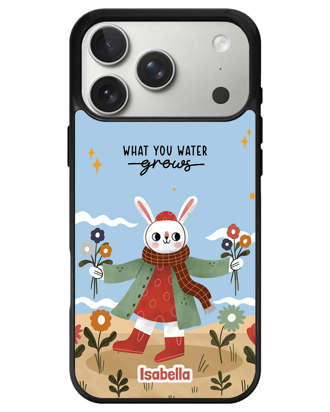iPhone Premium Glam Case - Gentle Bloom