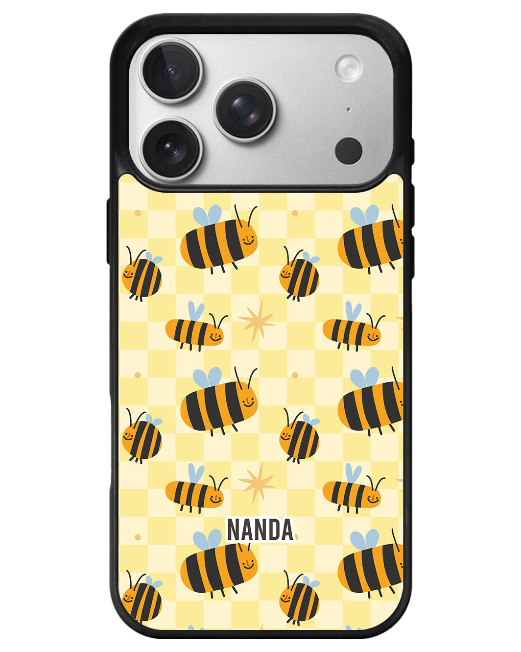 iPhone Premium Glam Case - Bee Happy