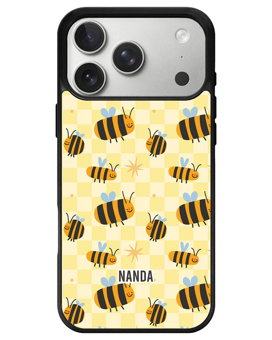 iPhone Premium Glam Case - Bee Happy