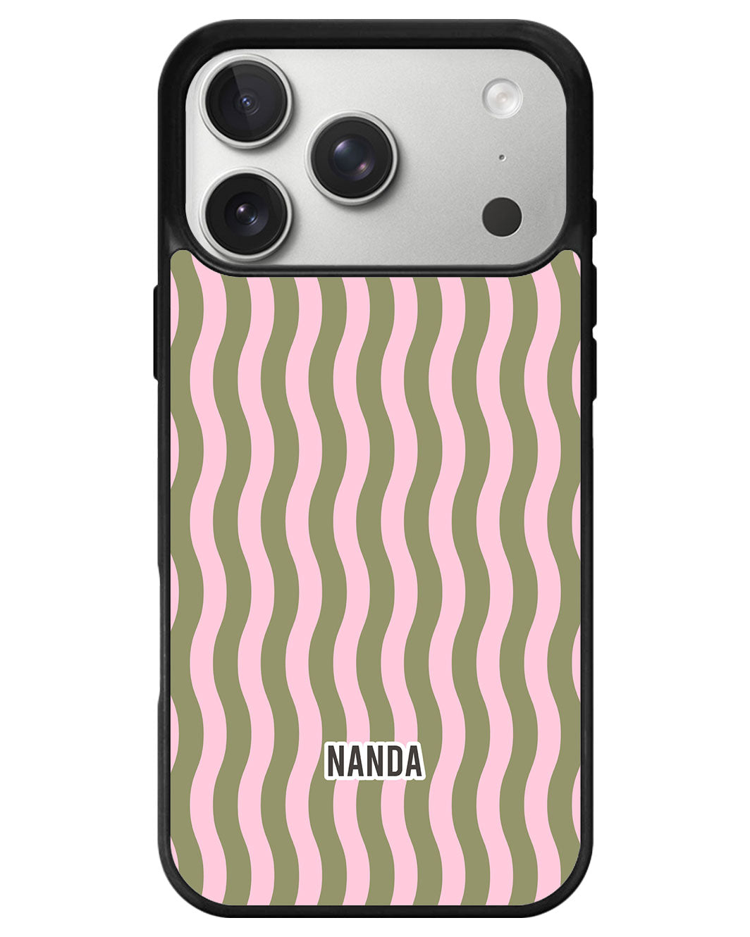 iPhone Premium Glam Case - Green Ripple