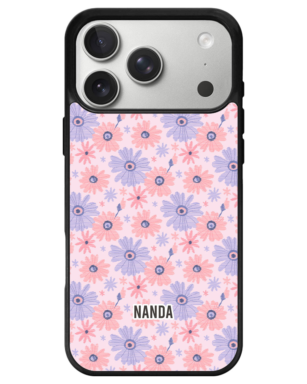 iPhone Premium Glam Case - Lilac Meadow