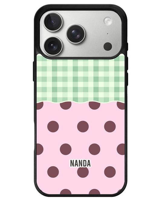 iPhone Premium Glam Case - Mint Picnic Day