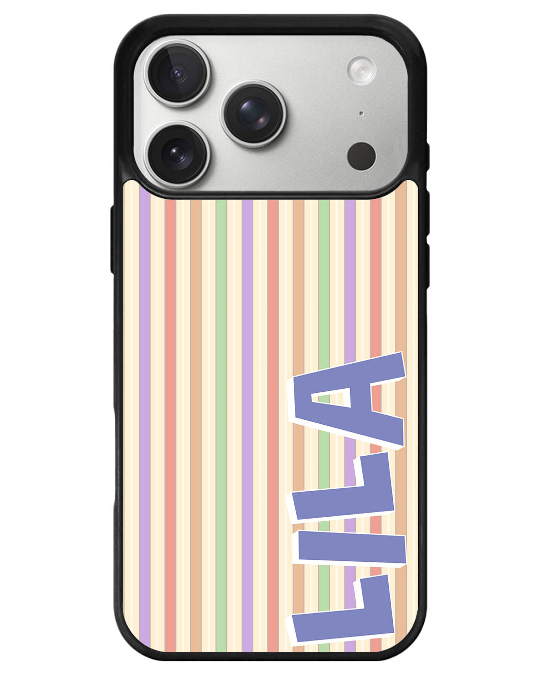 iPhone Premium Glam Case - Rainbow Linen