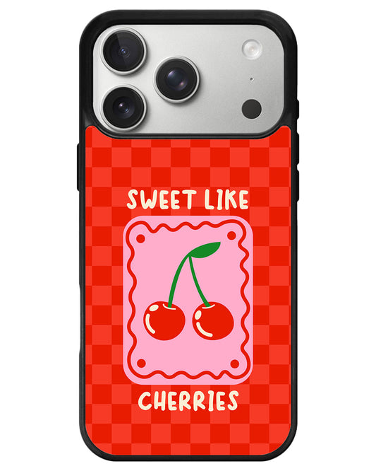 iPhone Premium Glam Case - Sweet Like Cherries