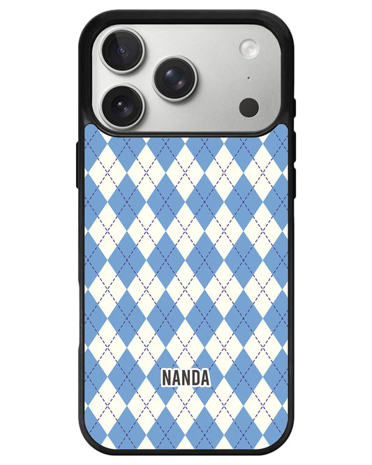 iPhone Premium Glam Case - Winter Argyle