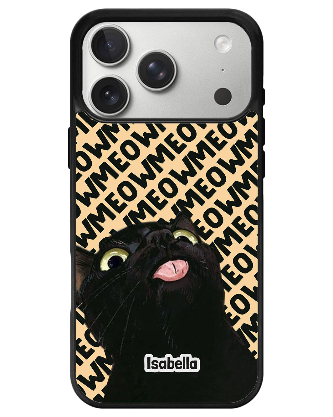 iPhone Premium Glam Case - Meow